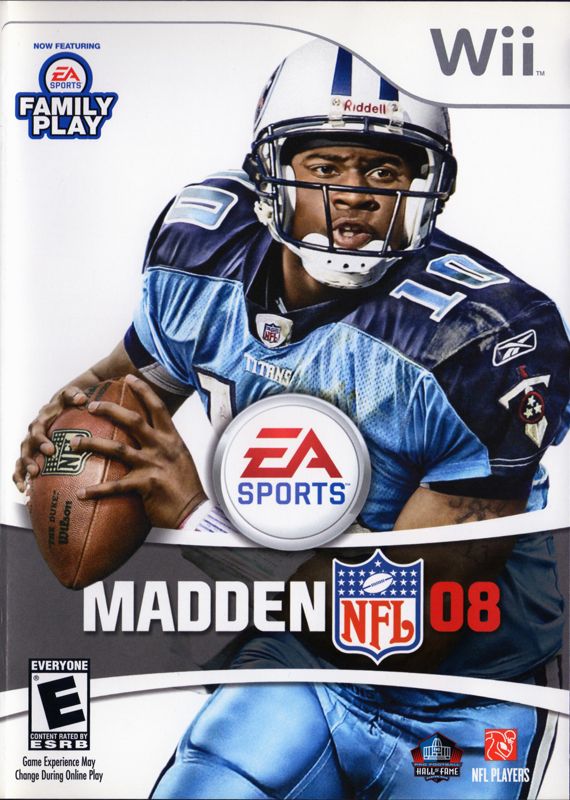 Madden NFL 08 box art for Wii